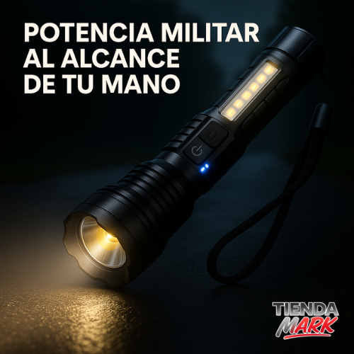 Kit Completo Linterna Táctica Laser - TitanLux™
